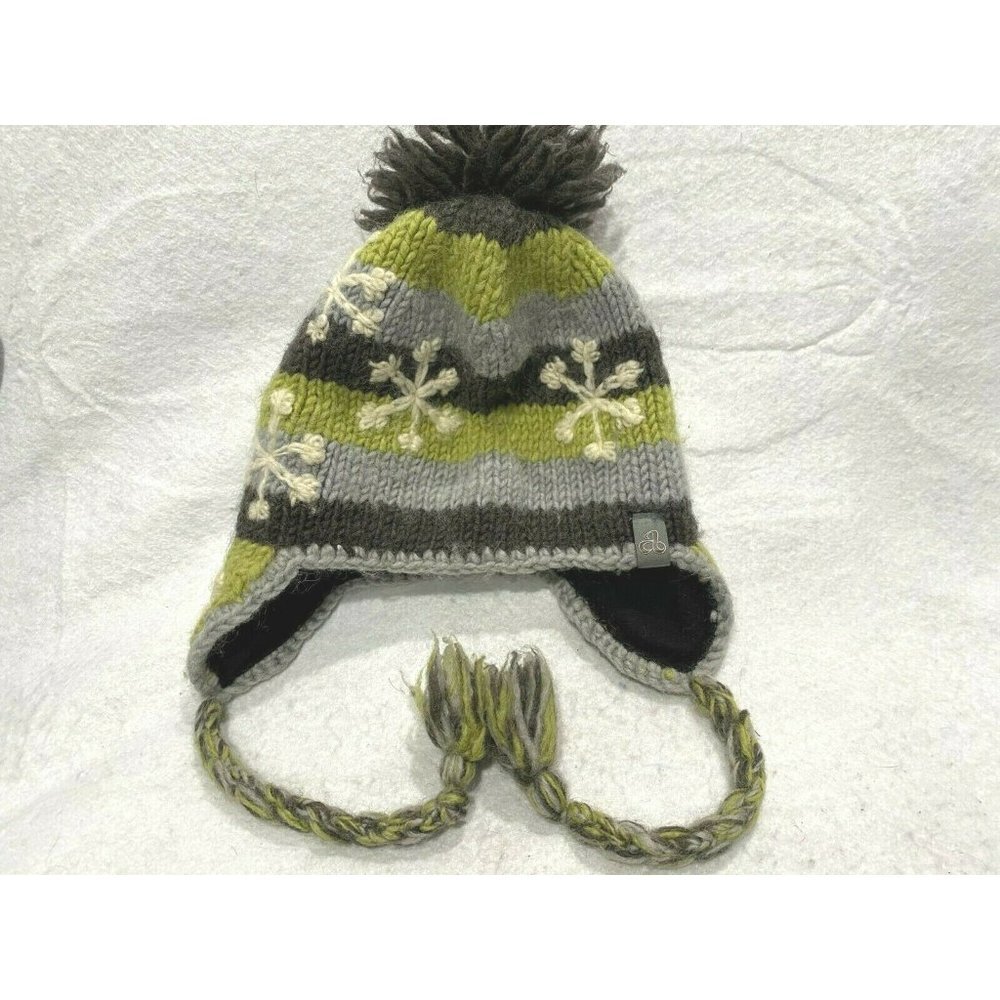 Ambler women's multicolor‎ Wool Ear Flap Hat Beanie